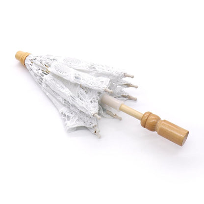 Embroidered Mini Lace Umbrella Parasol by HitMyNeed