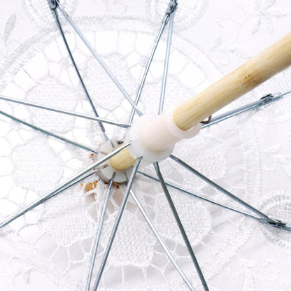 Embroidered Mini Lace Umbrella Parasol by HitMyNeed