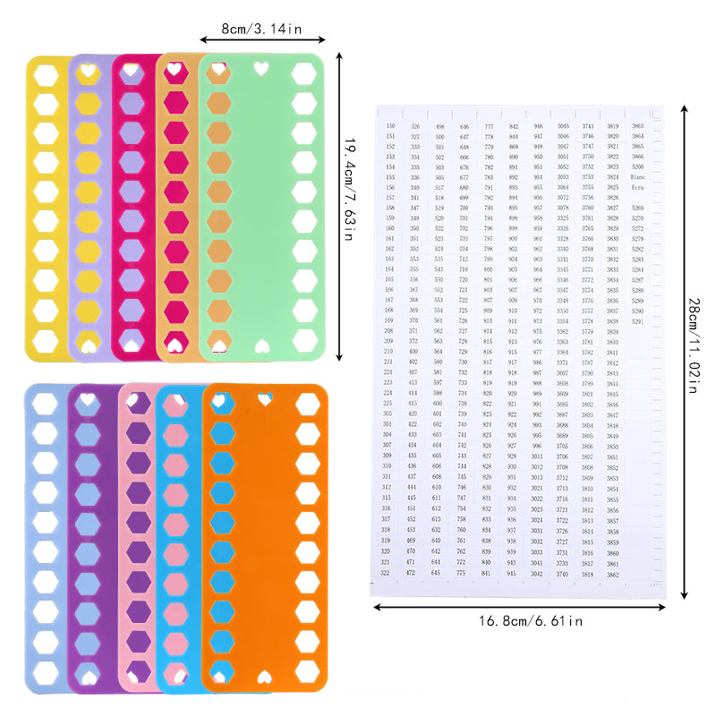 Embroidery Thread Organizer Board with Multiple Slots by HitMyNeed