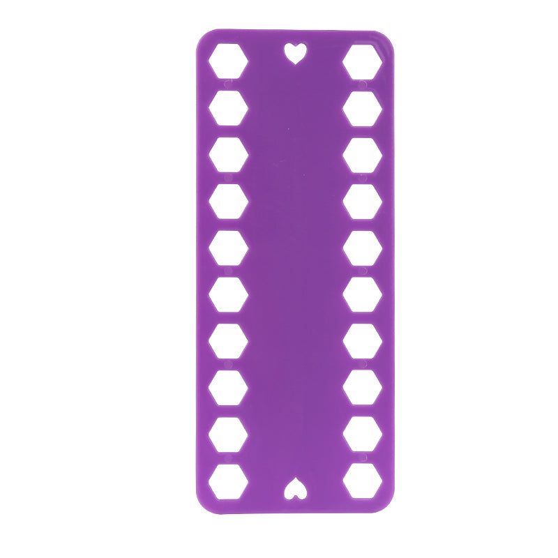 Embroidery Thread Organizer Board with Multiple Slots dark-purple by HitMyNeed