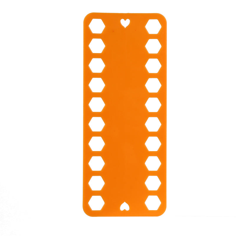Embroidery Thread Organizer Board with Multiple Slots orange by HitMyNeed