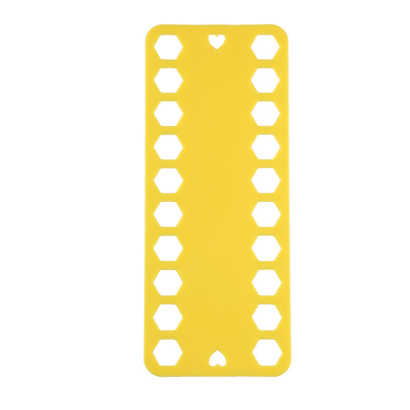 Embroidery Thread Organizer Board with Multiple Slots yellow by HitMyNeed