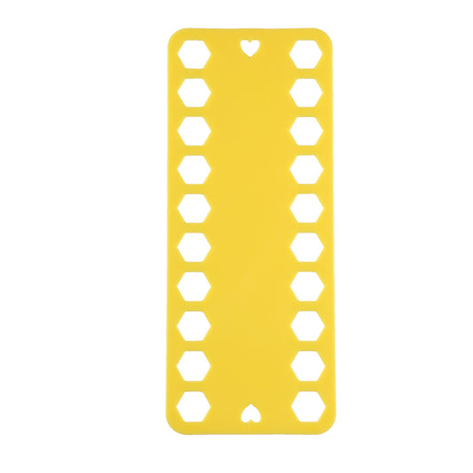 Embroidery Thread Organizer Board with Multiple Slots yellow by HitMyNeed