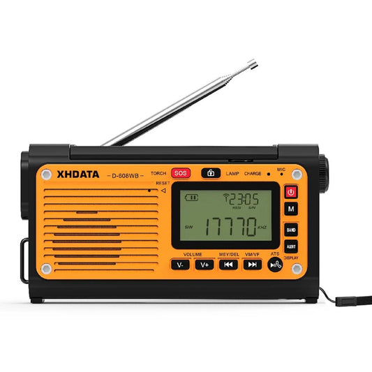 Emergency Crank Weather Radio with NOAA & Power Bank by HitMyNeed