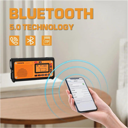 Emergency Crank Weather Radio with NOAA & Power Bank by HitMyNeed