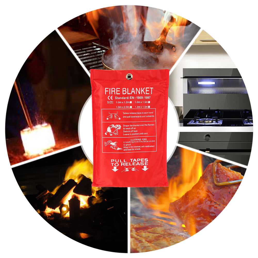 Emergency Fire Blanket for Home and Travel by HitMyNeed
