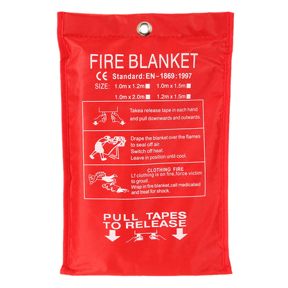 Emergency Fire Blanket for Home and Travel by HitMyNeed