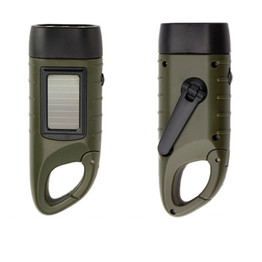 Emergency Hand Crank Solar Flashlight Torch by HitMyNeed