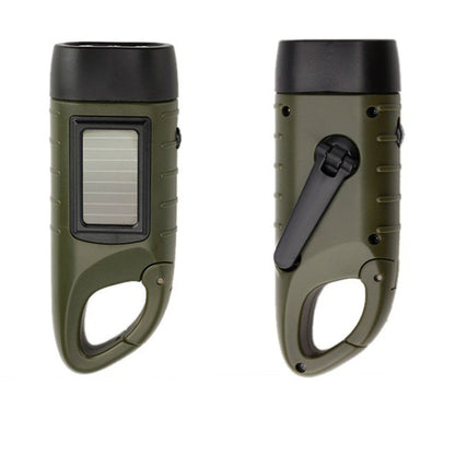 Emergency Hand Crank Solar Flashlight Torch by HitMyNeed