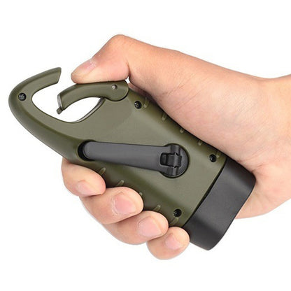 Emergency Hand Crank Solar Flashlight Torch by HitMyNeed