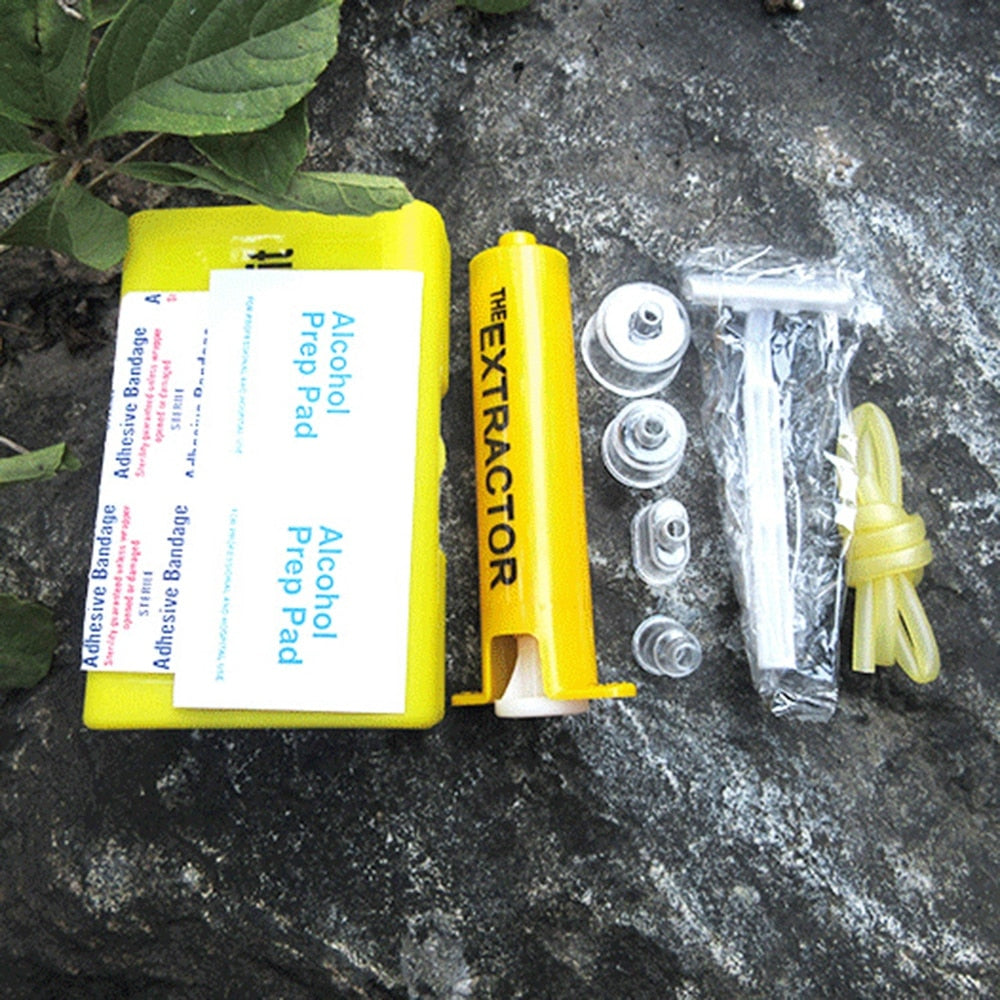 Emergency Snake Venom Extractor First Aid Kit by HitMyNeed