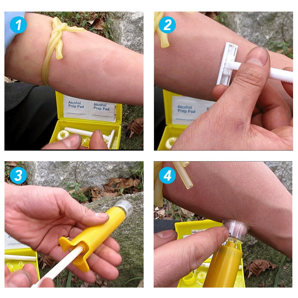 Emergency Snake Venom Extractor First Aid Kit by HitMyNeed