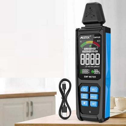 EMF Meter 30MHz-8GHz Three-Axis RF Radiation Detector by HitMyNeed