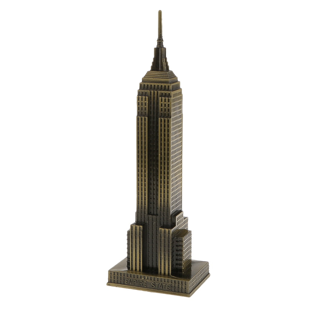 Empire State Building Bronze Miniature Decor 22cm by HitMyNeed