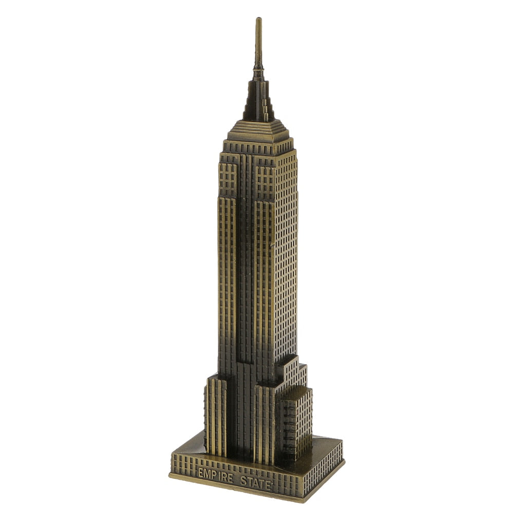 Empire State Building Bronze Miniature Decor 22cm by HitMyNeed