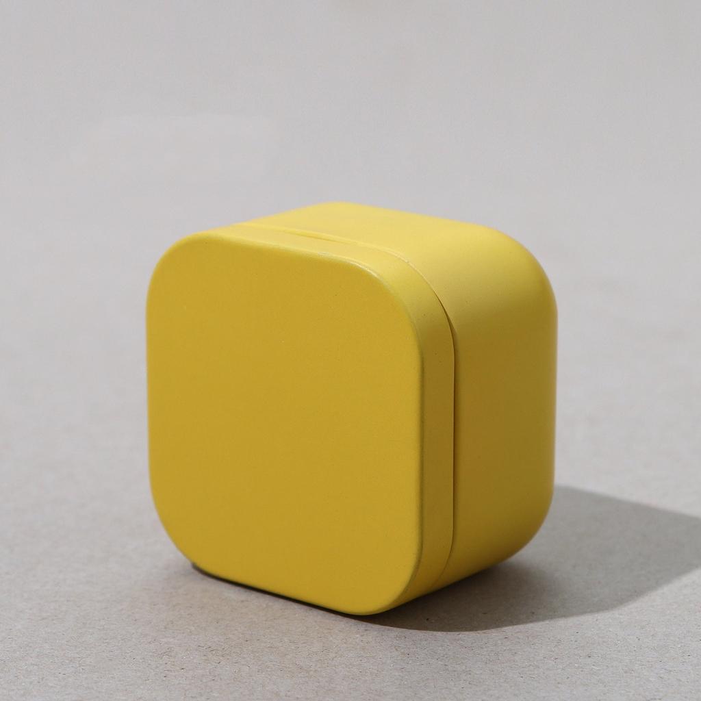 Empty 50ml Metal Candle Tins Set of 12 yellow by HitMyNeed