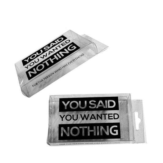 Empty Box Sarcastic Nothing Present Gift by HitMyNeed