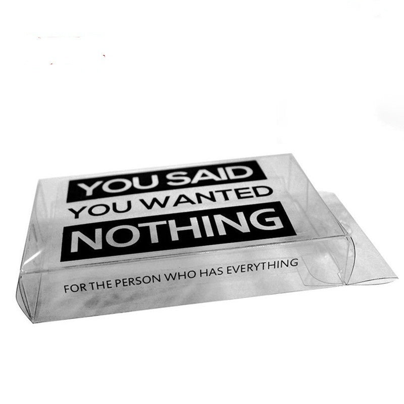 Empty Box Sarcastic Nothing Present Gift by HitMyNeed