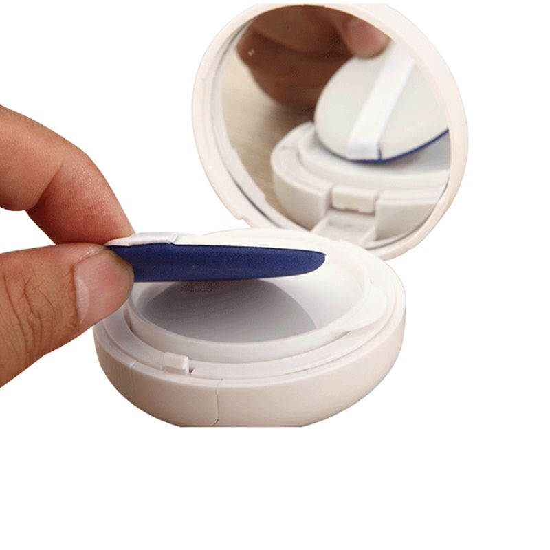 Empty Cushion Compact Case with Puff and Mirror 15g by HitMyNeed