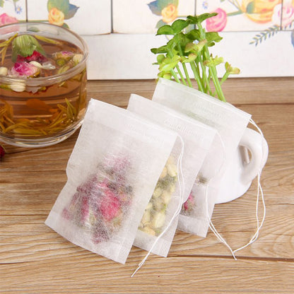 Empty Tea Filter Bags 5.5x7cm (Pack of 100) by HitMyNeed