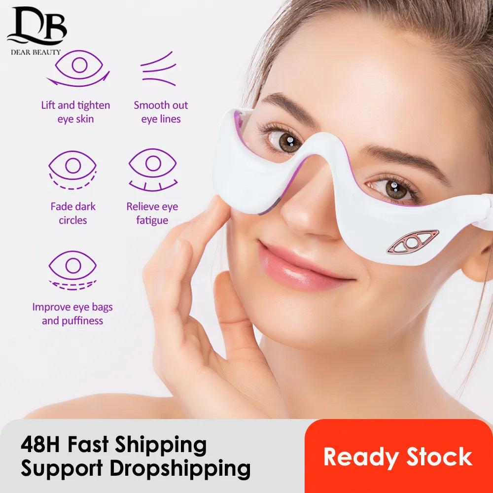 EMS Microcurrent Heating Eye Massager for Fatigue & Lines by HitMyNeed