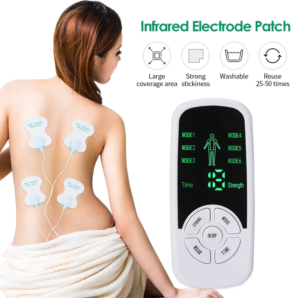EMS TENS Electric Muscle Stimulator Body Massager by HitMyNeed