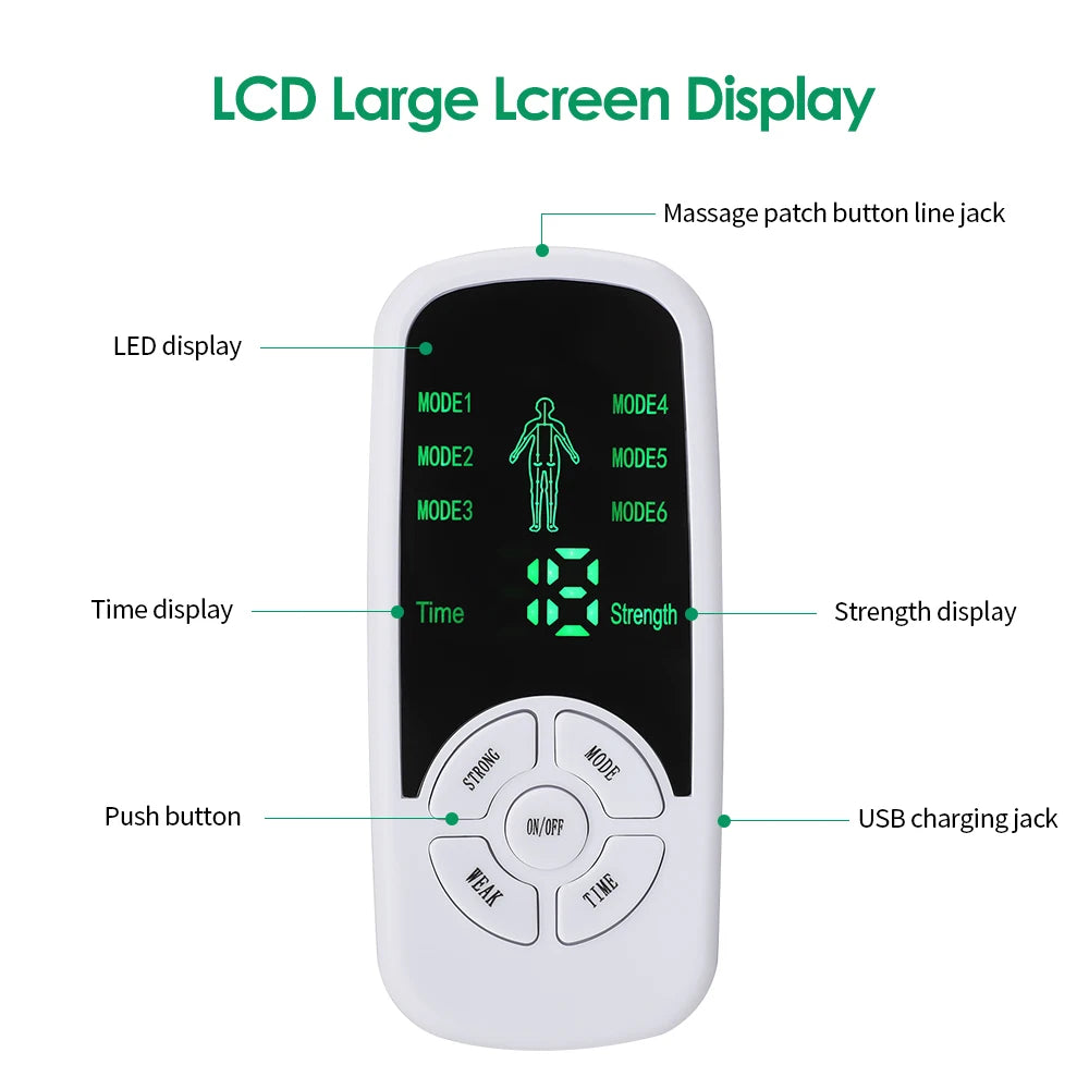 EMS TENS Electric Muscle Stimulator Body Massager by HitMyNeed