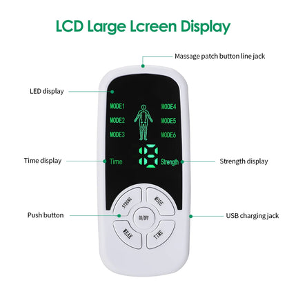 EMS TENS Electric Muscle Stimulator Body Massager by HitMyNeed
