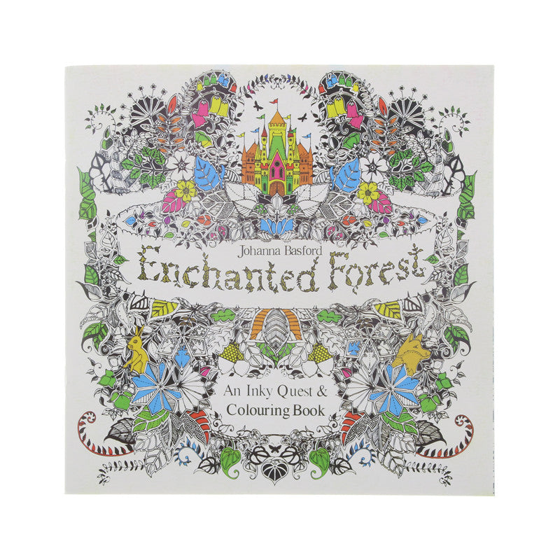 Enchanted Forest Adult Coloring Book, 24 Pages by HitMyNeed