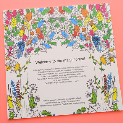 Enchanted Forest Adult Coloring Book, 24 Pages by HitMyNeed
