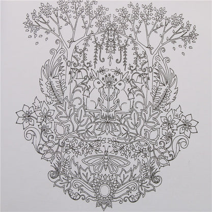Enchanted Forest Adult Coloring Book, 24 Pages by HitMyNeed