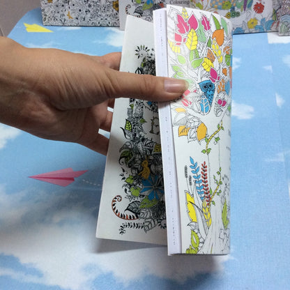 Enchanted Forest Anti-Stress Colouring Book, 24 Pages by HitMyNeed