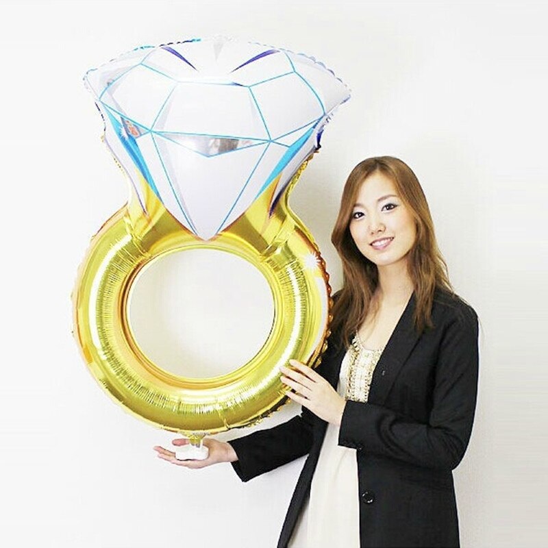 Engagement Ring Foil Balloon 43 inch by HitMyNeed