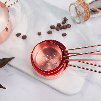 Engraved Stainless Steel Measuring Cups Set, 8-Piece by HitMyNeed