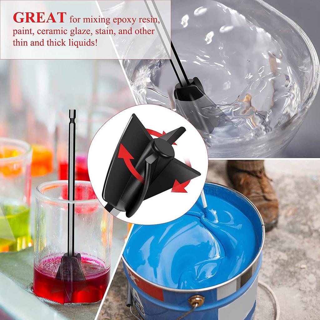 Epoxy Resin & Paint Mixer Drill Attachment by HitMyNeed