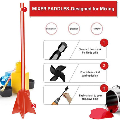 Epoxy Resin & Paint Mixer Drill Attachment by HitMyNeed