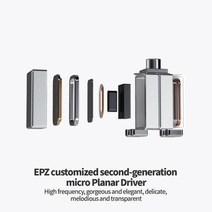 EPZ P50 Hybrid Planar IEM with 3.5/4.4 Cable by HitMyNeed