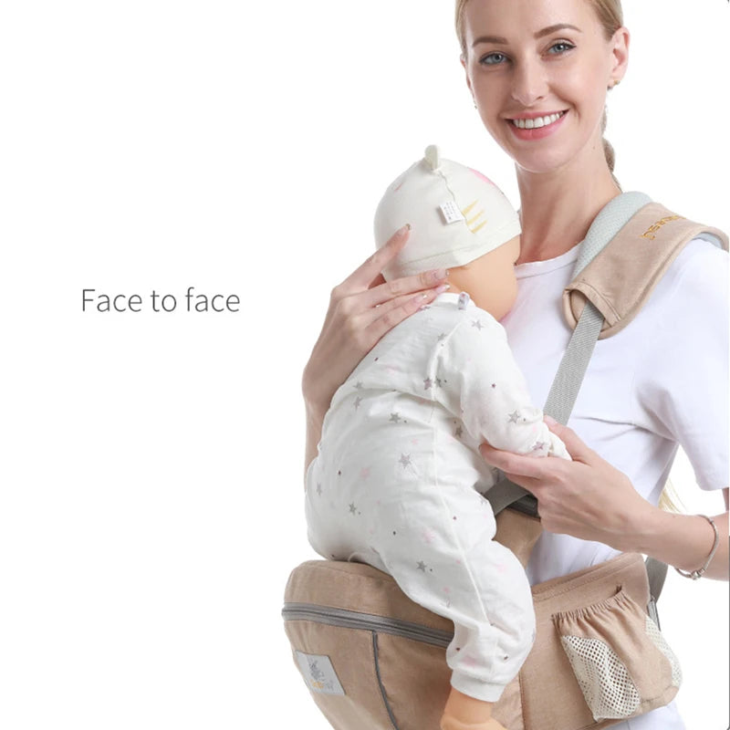 Ergonomic Baby Carrier with Hip Seat & Waist Support by HitMyNeed