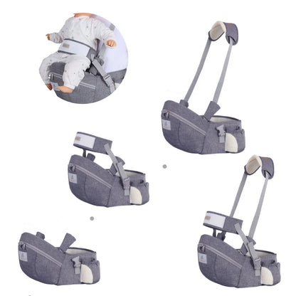 Ergonomic Baby Carrier with Hip Seat & Waist Support by HitMyNeed