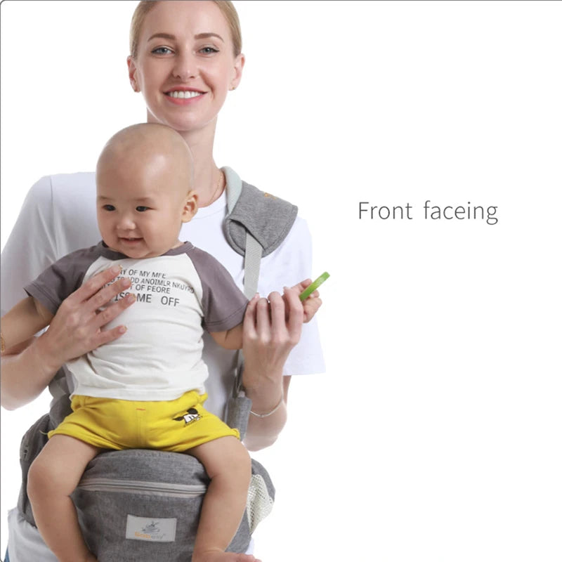 Ergonomic Baby Carrier with Hip Seat & Waist Support by HitMyNeed