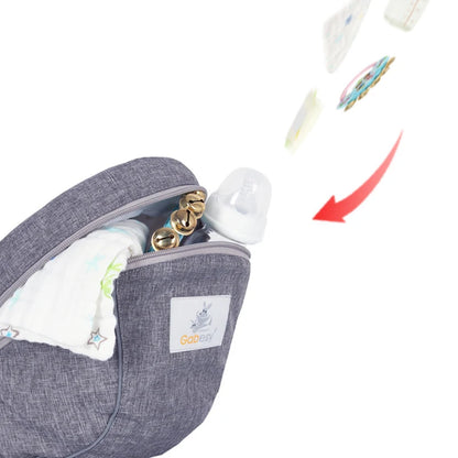 Ergonomic Baby Carrier with Hip Seat & Waist Support by HitMyNeed