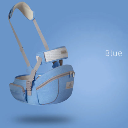 Ergonomic Baby Carrier with Hip Seat & Waist Support blue by HitMyNeed
