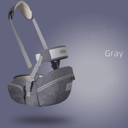 Ergonomic Baby Carrier with Hip Seat & Waist Support gray by HitMyNeed