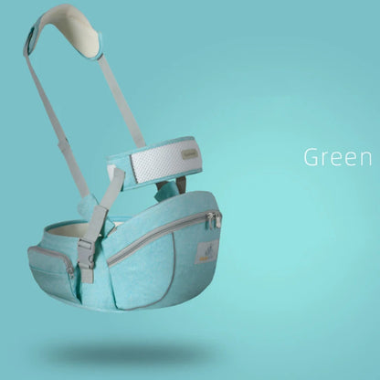 Ergonomic Baby Carrier with Hip Seat & Waist Support green by HitMyNeed