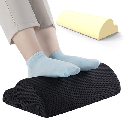 Ergonomic Foot Rest Soft Cushion for Desk Work by HitMyNeed