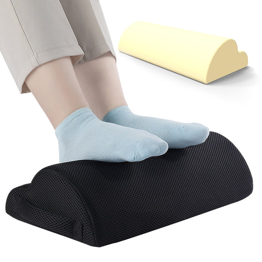 Ergonomic Foot Rest Soft Cushion for Desk Work by HitMyNeed