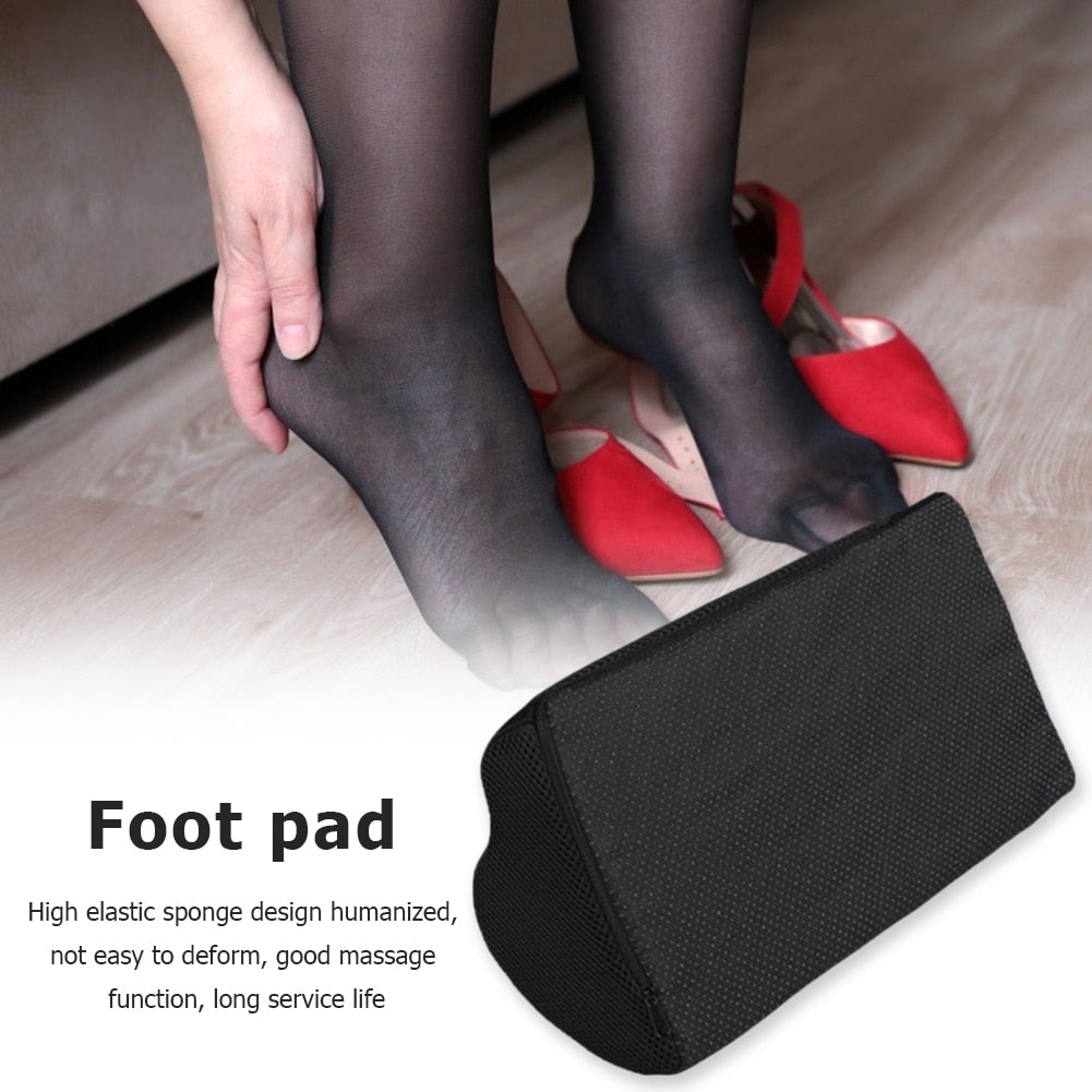 Ergonomic Foot Rest Soft Cushion for Desk Work by HitMyNeed