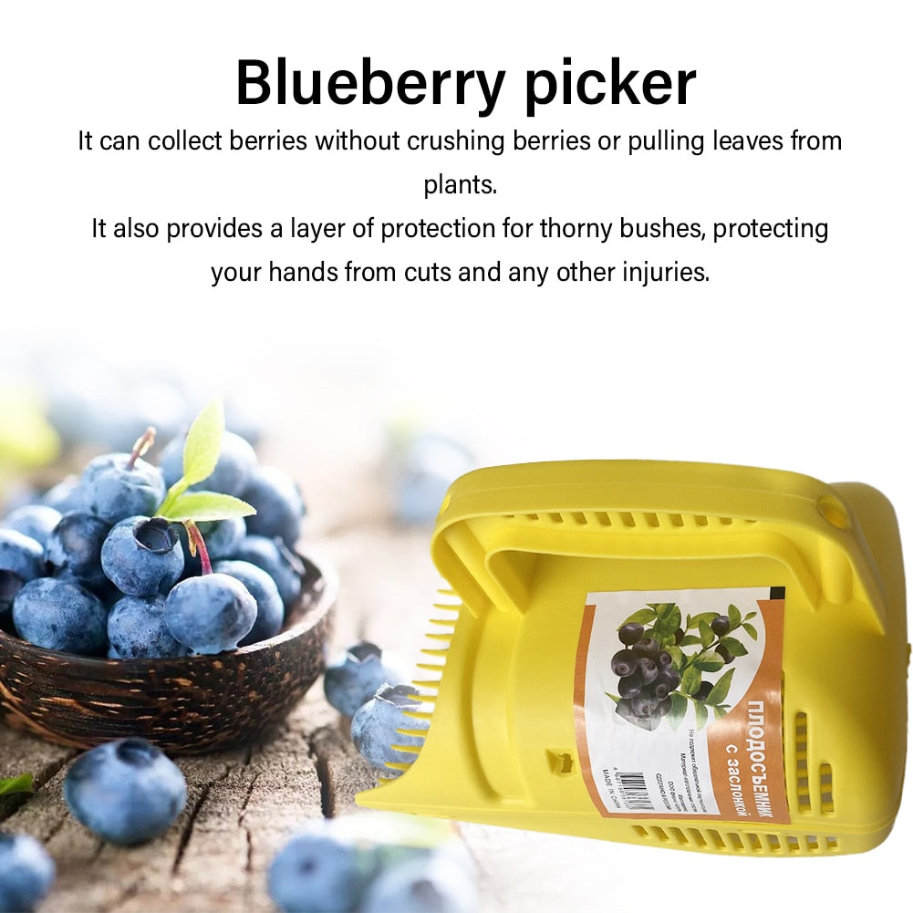 Ergonomic Garden Berry Picker with Collection Basket by HitMyNeed
