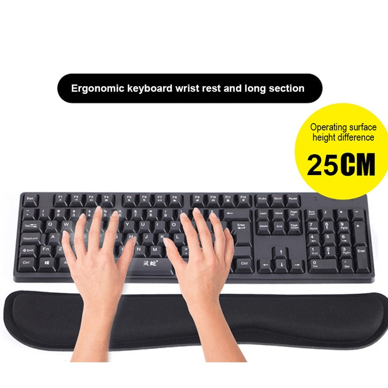 Ergonomic Keyboard Wrist Rest Cushion Pad by HitMyNeed