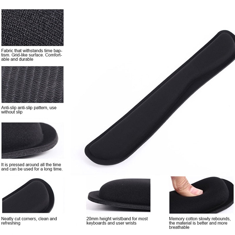 Ergonomic Keyboard Wrist Rest Cushion Pad by HitMyNeed